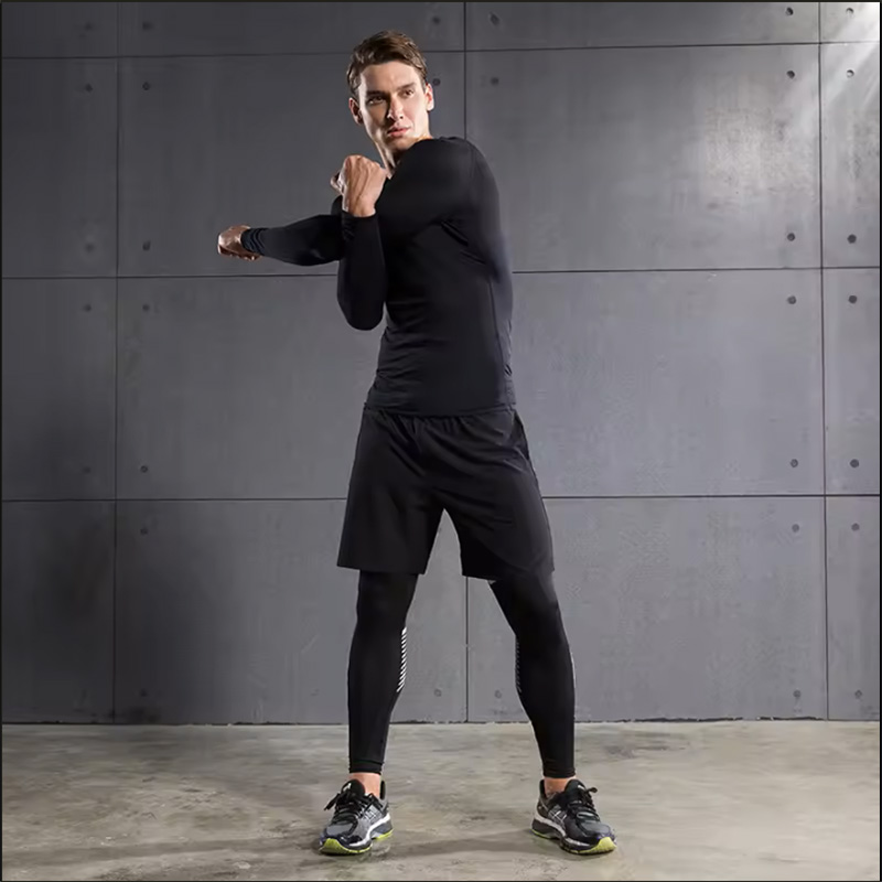 Men's T-shirt Men Running Spor - đánh giá và giá Summer Gym Clothing