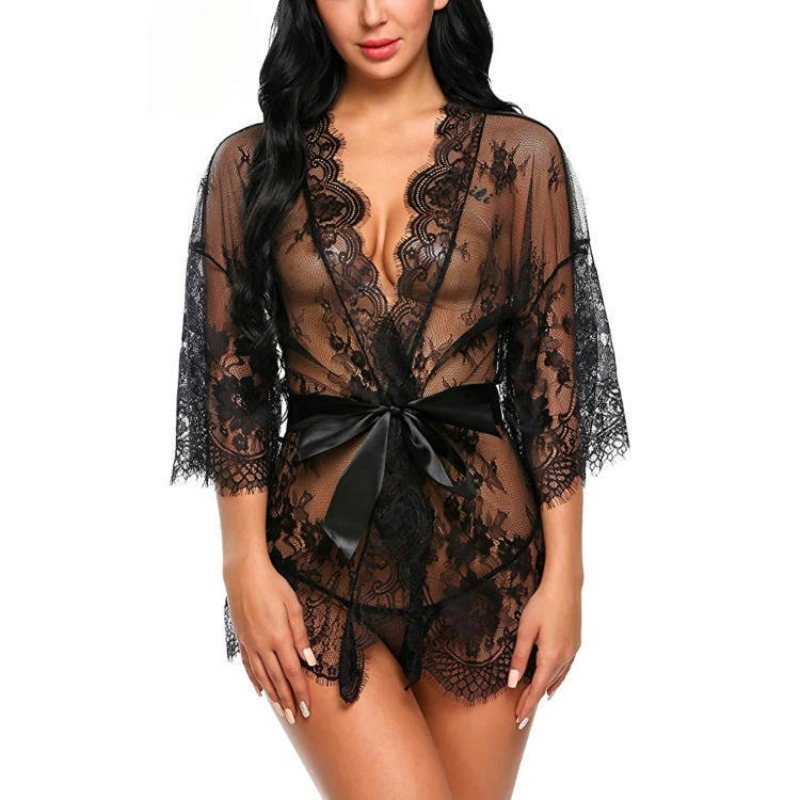 New Women Sexy Lace Kimono Rob - đánh giá và giá Summer Nights Clothing