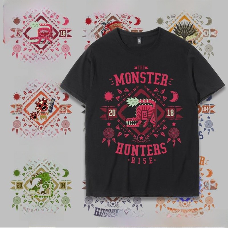 Monster  Rise Collaborative T- - đánh giá và giá Summer Games Clothing Brand