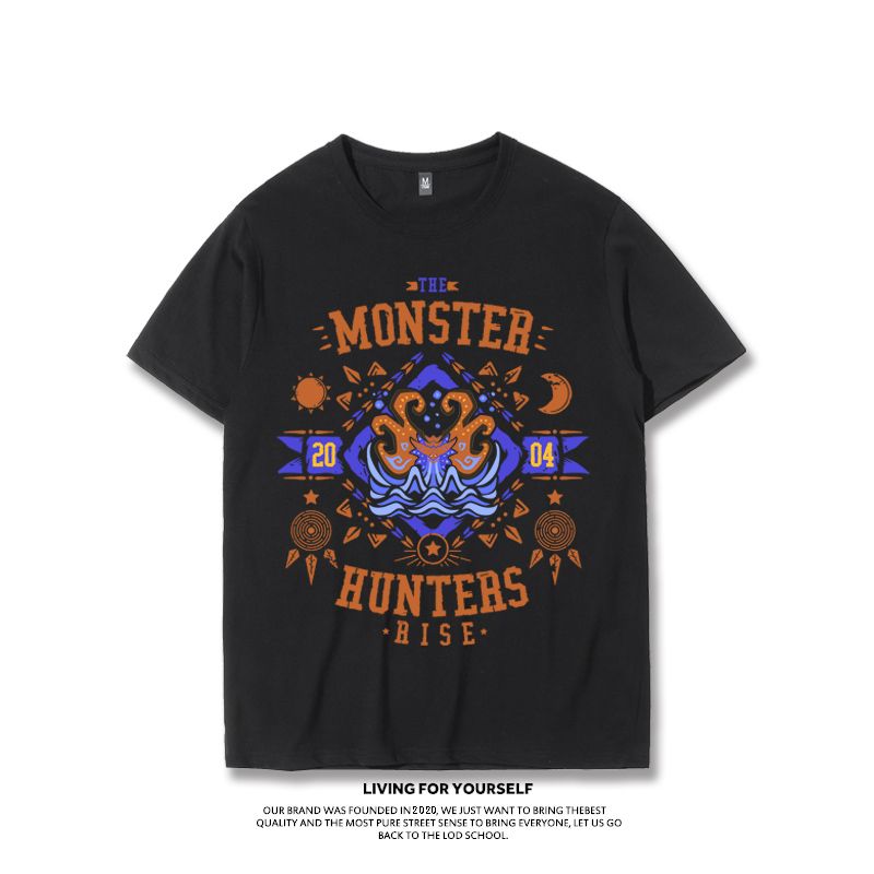 Monster  Rise Collaborative T- - đánh giá và giá Summer Games Clothing Brand