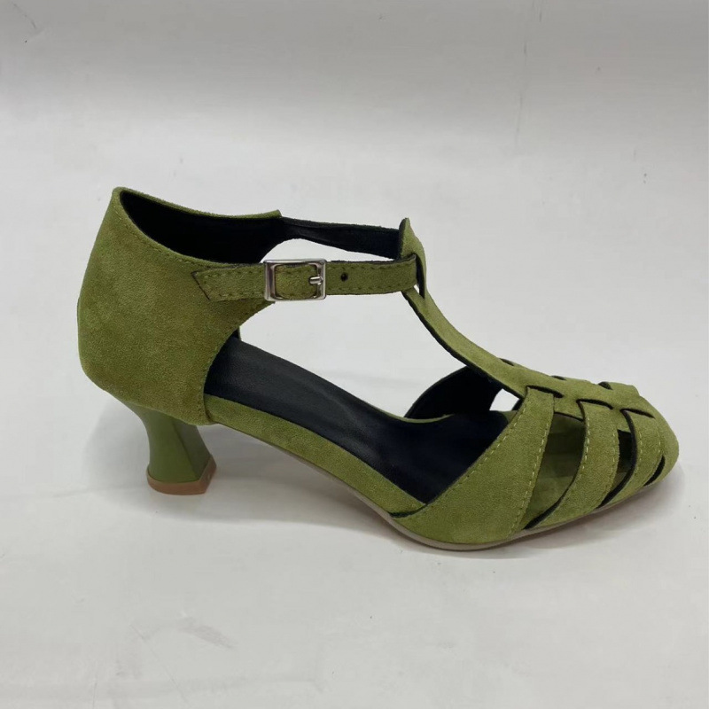 Women's Green Suede Kitten Hee - đánh giá và giá Summer Clothing Offers