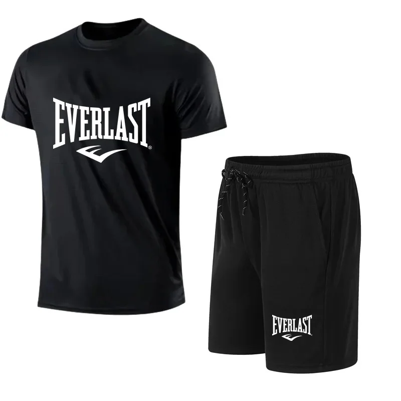 2026 Men's Summer T-Shirt+Shor - đánh giá và giá Summer Gym Clothing