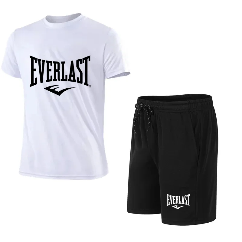 2026 Men's Summer T-Shirt+Shor - đánh giá và giá Summer Gym Clothing