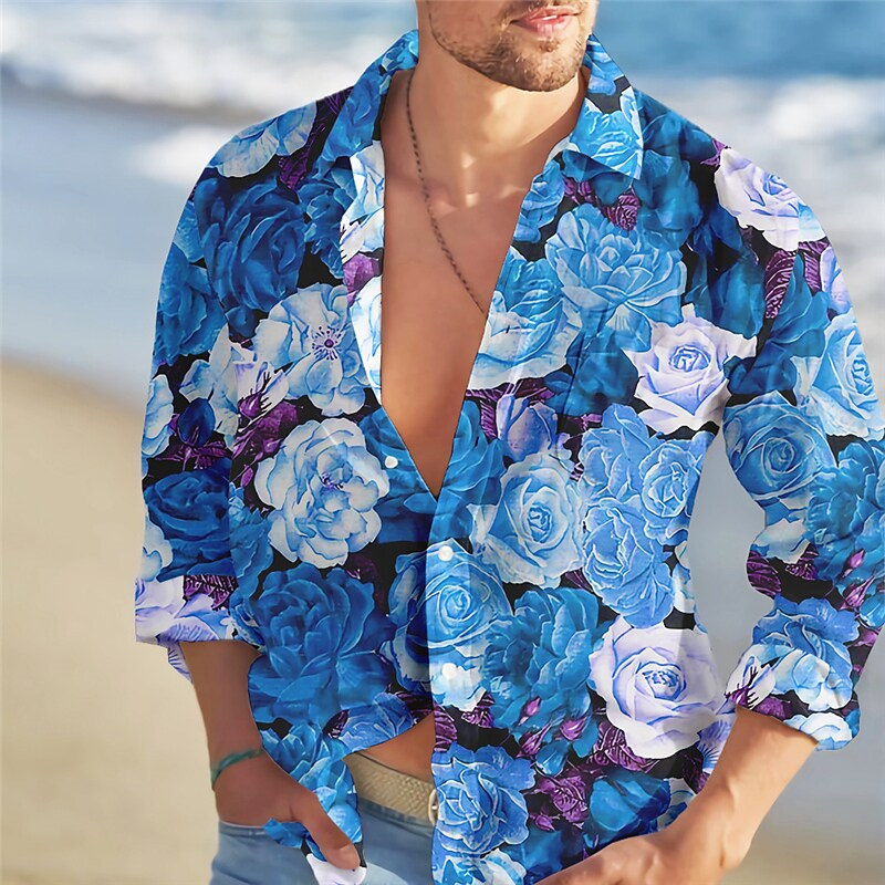 2023 men's shirt fashion trend - đánh giá và giá Summer Rose Clothing