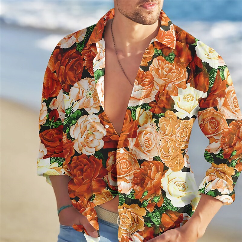 2023 men's shirt fashion trend - đánh giá và giá Summer Rose Clothing
