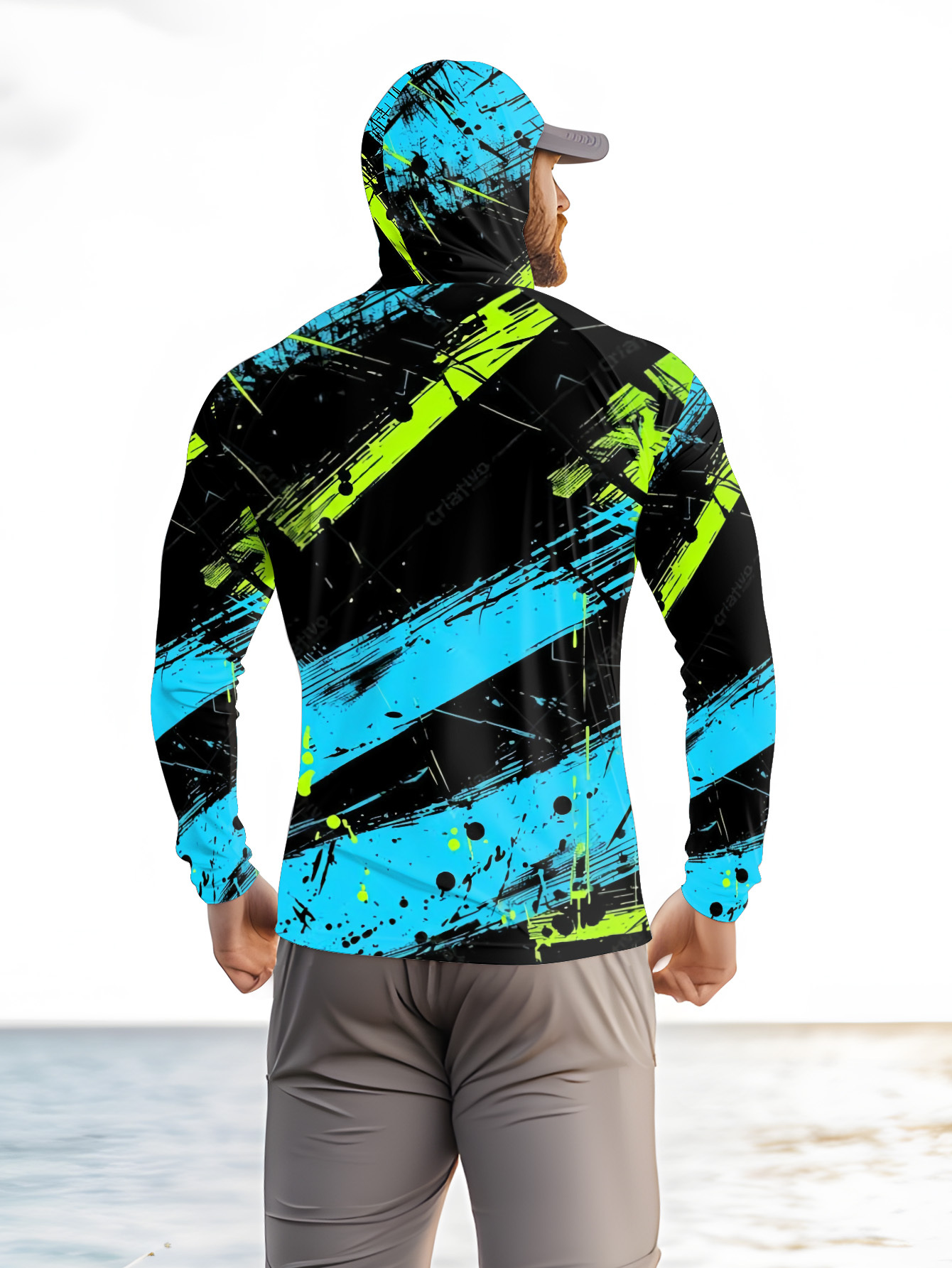 Fishing Hoodie Men Long Sleeve - đánh giá và giá Summer Knit Clothing