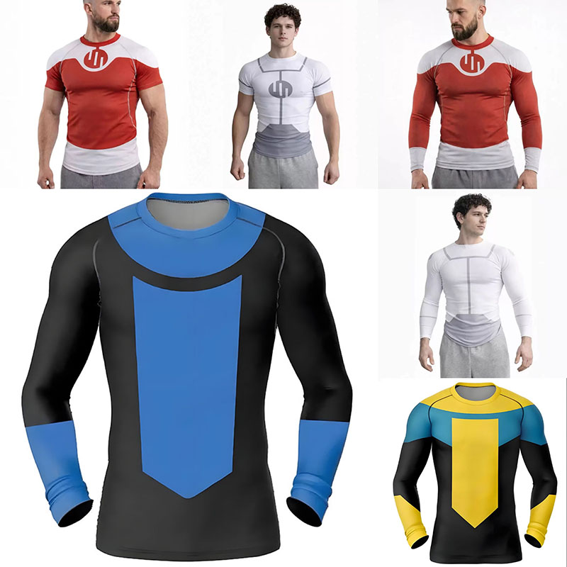 New Invincible Cosplay Rash Gu - đánh giá và giá Rash Guard Long Sleeve