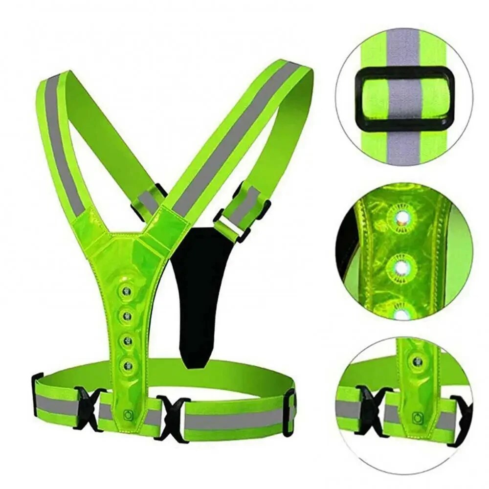 LED Running Vest Reflective Gl - đánh giá và giá Summer Nights Clothing