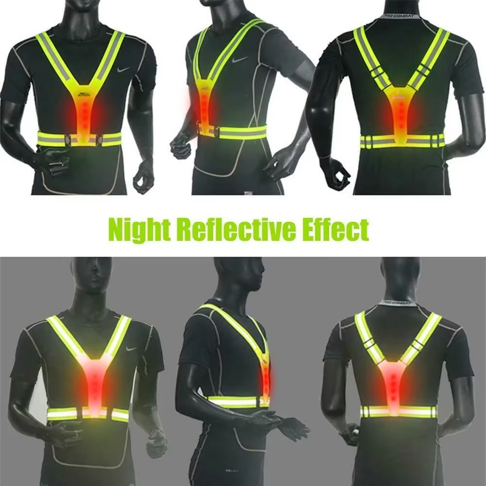 LED Running Vest Reflective Gl - đánh giá và giá Summer Nights Clothing