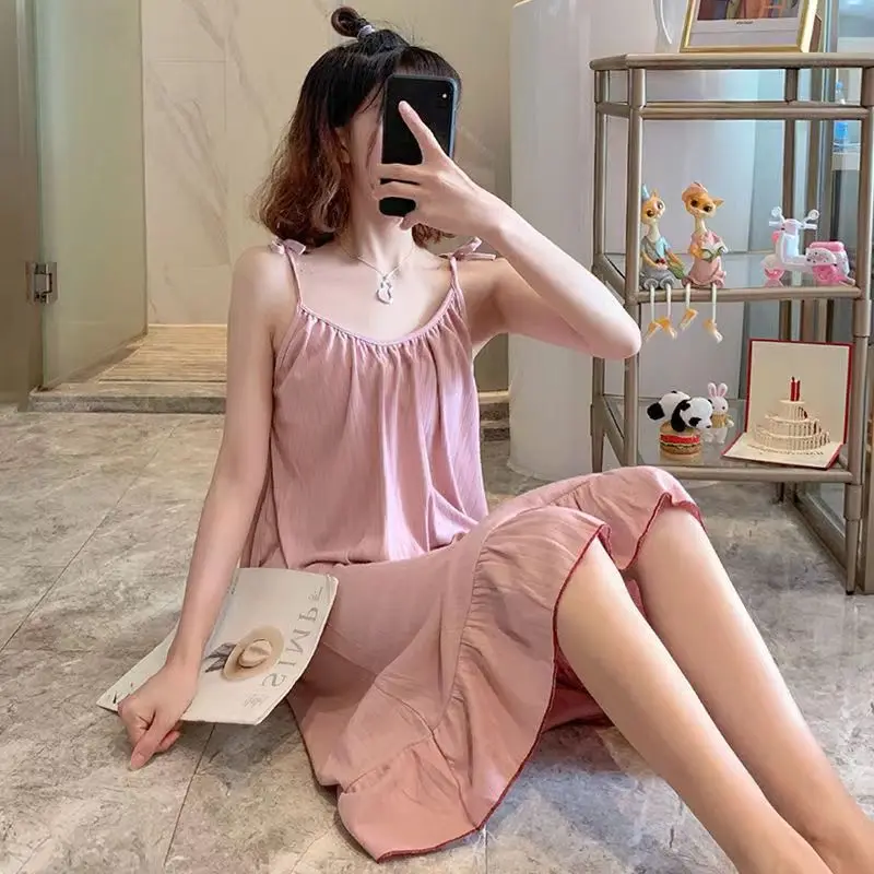 Soft Women Fashion Nightgown P - đánh giá và giá Summer Clothing Colors