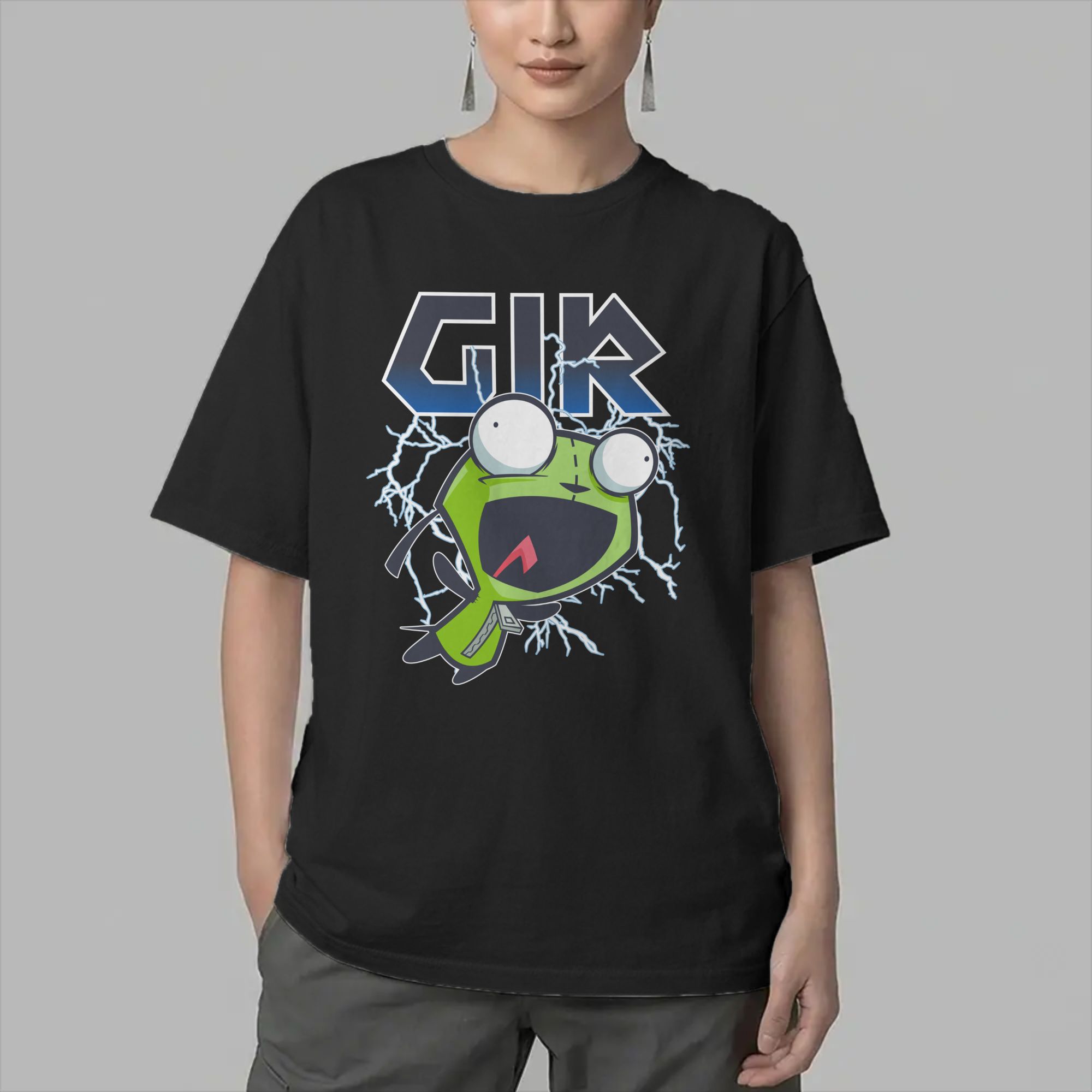 Cartoon Invaders Zim Gir T Shi - đánh giá và giá Summer Clothing Ideas