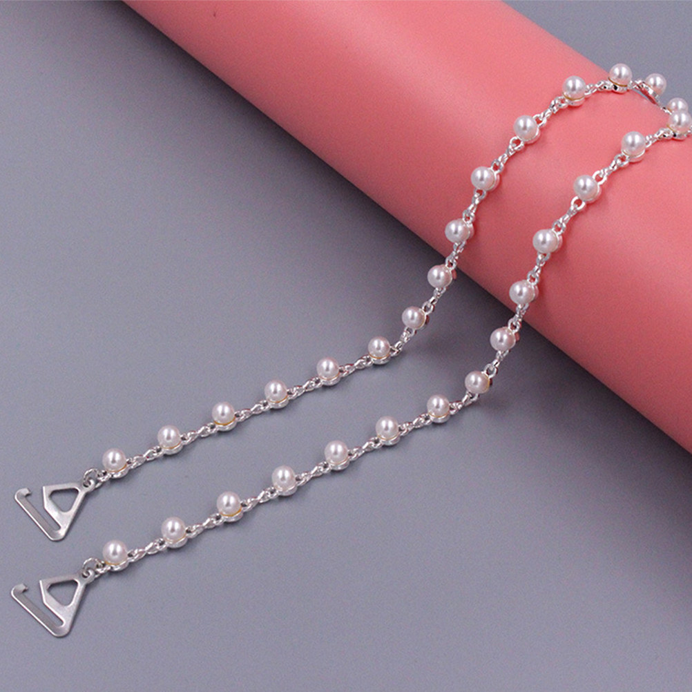 1Pair Pearl Bra Strap Holders  - đánh giá và giá Summer Rose Clothing