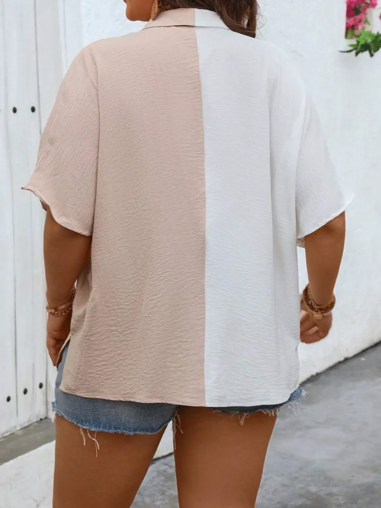 Plus Size Women Summer Shirt F - đánh giá và giá Summer Clothing Colors