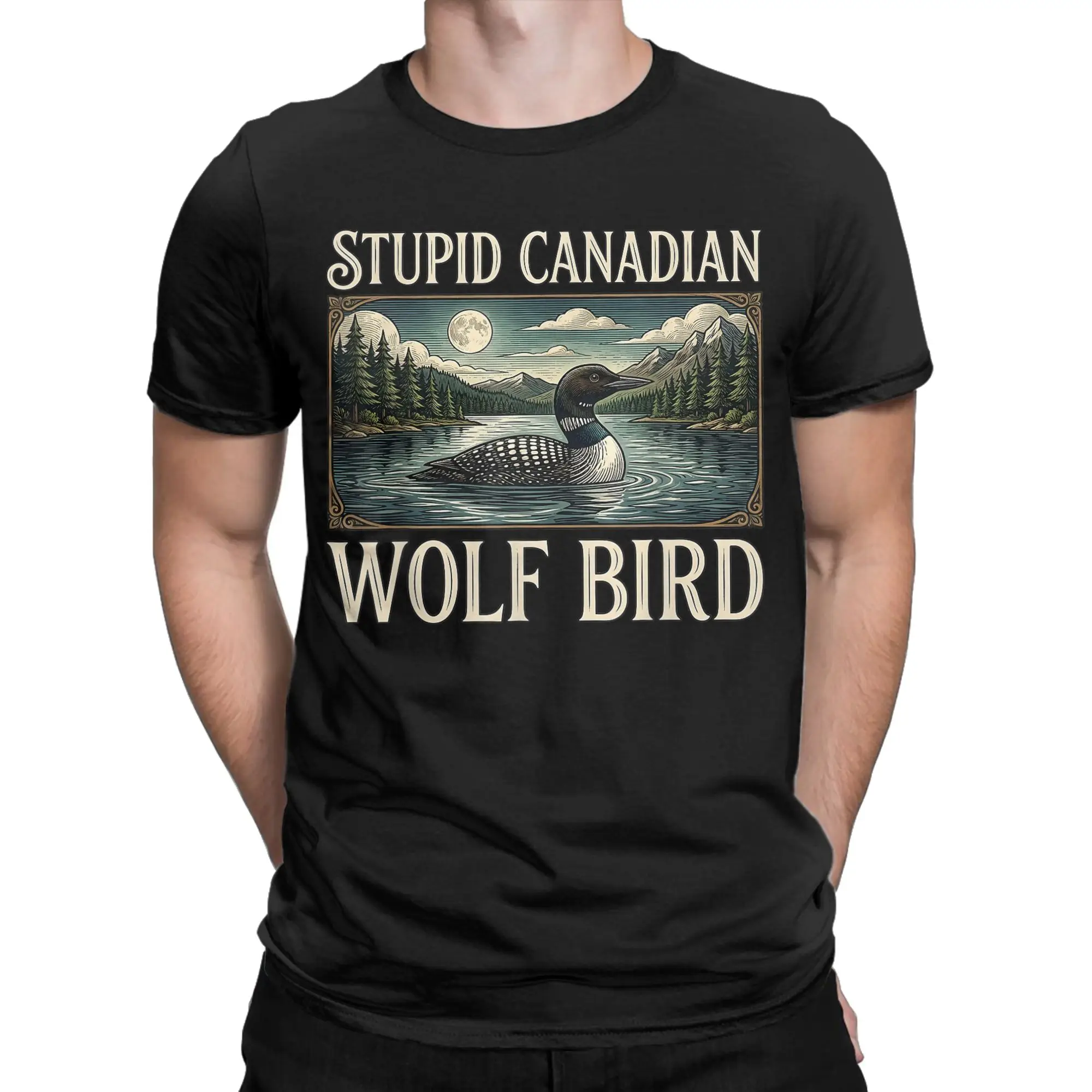 Novelty Stupid Canadian Wolf B - đánh giá và giá Summer Clothing Ideas