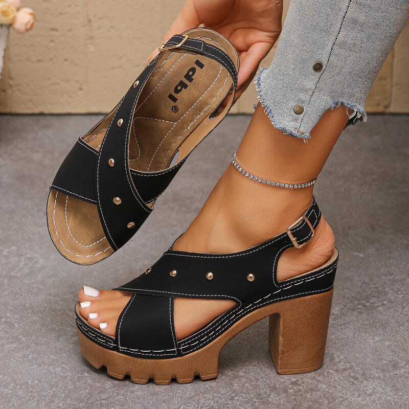 Vintage Super High Heel Cross  - đánh giá và giá Summer Clothing Offers